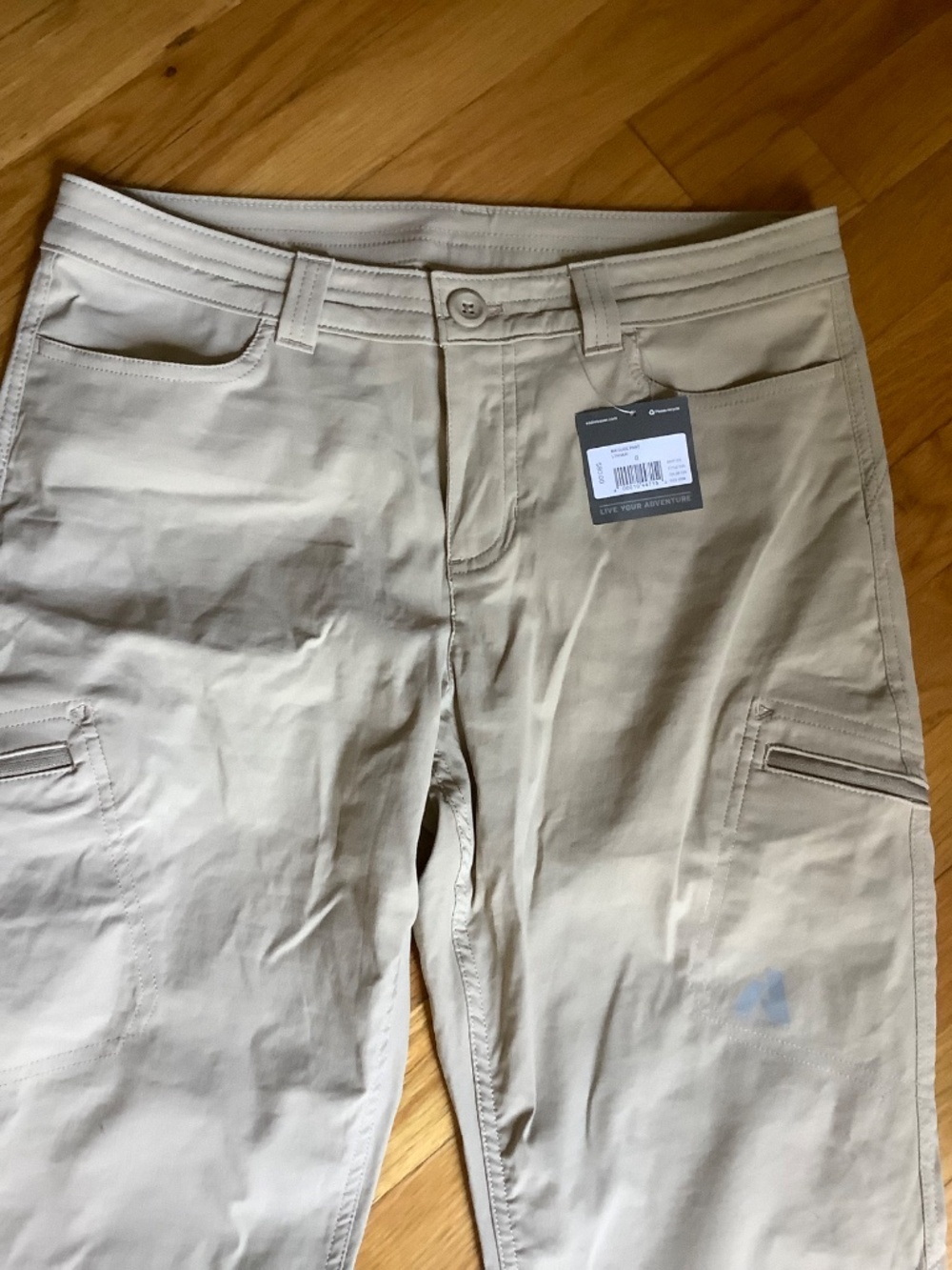NWT Eddie Bauer Guide Pro Pants Beige Size 8 - Picture 3 of 10